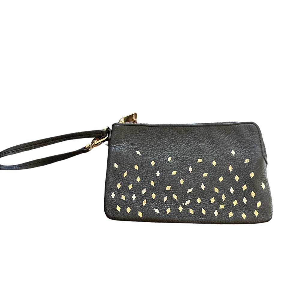 Fossil pebbled leather small bag/wristlet/pouch
